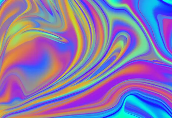 Holografik soyut kumaş arkaplan tasarımı