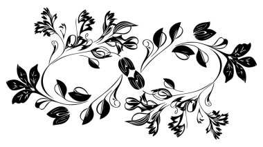 Kusursuz çiçekli girdaplar desen tasarımını geliştirir.