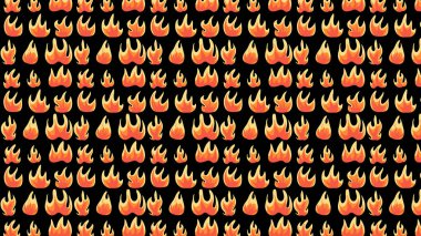 Kusursuz Alevsiz emoji desen tasarımı