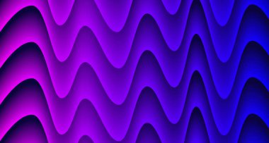 Soyut dalga çizgisi arkaplan dizaynı ve gradyan renk. Teknoloji konsepti