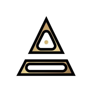 Modern soyut A harfi vektör sanat logosu tasarımı. Monogram logo konsept logo tasarımı. Typography konsept logosu.