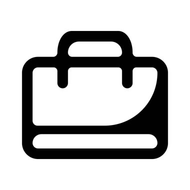  Soyut vektör evrak çantası sanat simgesi tasarımı