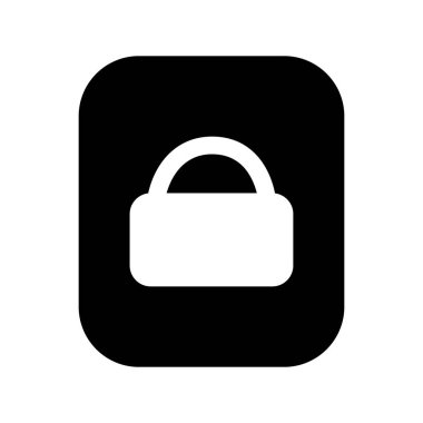 Minimalist kilit çizgisi resim çizimi tasarımı