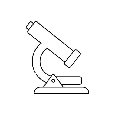 Minimalist Mikroskop çizgisi resim tasarımı