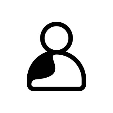 Bir insan çizgisi resim tasarımı temsilcisi minimalist