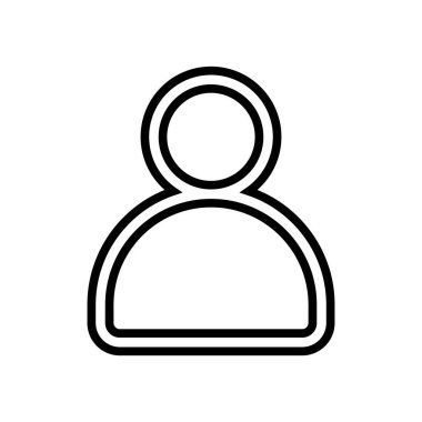 Bir insan çizgisi resim tasarımı temsilcisi minimalist