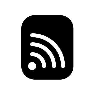 Soyut modern Wi-Fi Sinyal Simgesi Resim Tasarımı