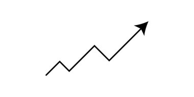  Asgari siyah ok simgesi tasarımı