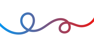 En az renkli dalga kurdelesi tasarımı. Döngü ve düz eğri resim tasarımı ile soyut akış çizgisi