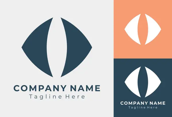 Minimalist şekiller yaratıcı logo tasarımı