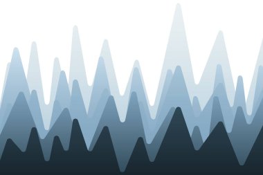 vektör mavi dalgalı soyut arkaplan tasarımı