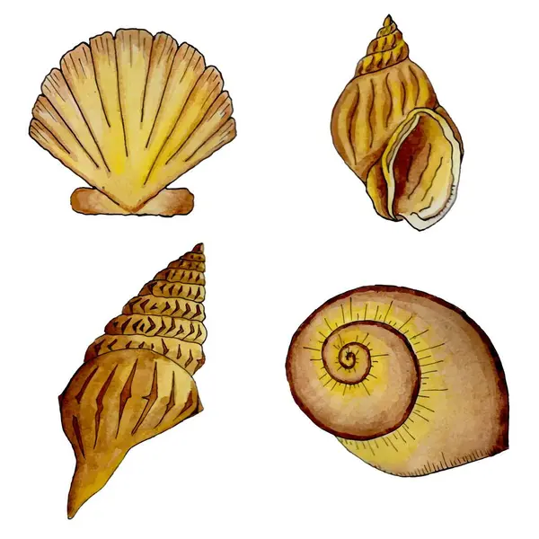  El yapımı kaktüs seti. Çizgi ve suluboya