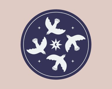 Moonlight Dove Klasik Çizim