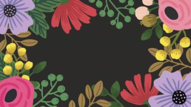 Klasik Çiçek Arkaplan Animasyonu