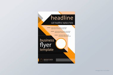 Rapor Broşürü Tasarım Şablonu Vektörü yanlısı