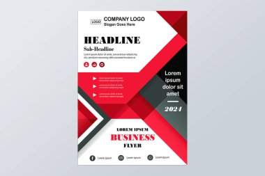 Düz dizaynlı renkli uçucu şablonu