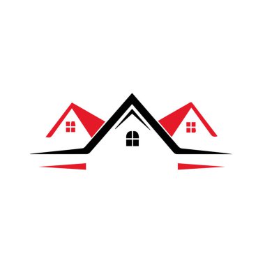 Ev simgesi logo vektör tasarım şablonu Pro Vektörü