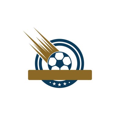 Yeni spor futbol logosu tasarımı basit oyun logosu modern futbol logosu