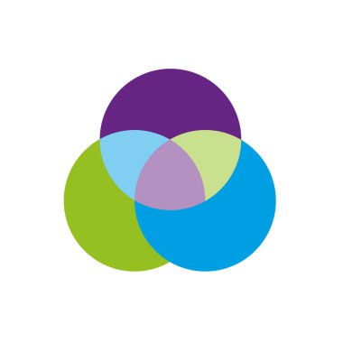 Üç Birbirine Bağlı Çember logosu tasarımı