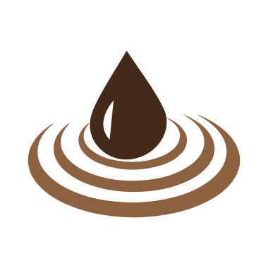 Kahve damlası logosu dizaynı ve haçlı kahve logosu.