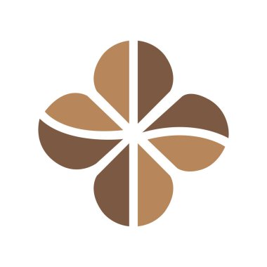 Çokgen biçiminden çiçek deseni