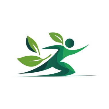 Doğa yogası logosu yoga logosu yaratıcı logo Serbest Vektör