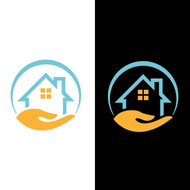 Ev ortamını koruma ve yönetme kavramına sahip illüstrasyon simgesi