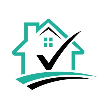 Ev denetimi işareti Logo Ev Çözümü Logosu Şirket ve Marka Pro-01
