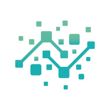 Nöron logo ikonu tasarım vektör illüstrasyonu Pro Vektörü.