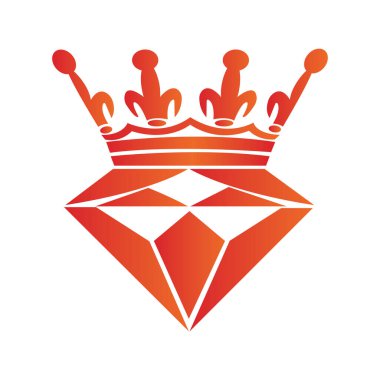 Kraliyet Elmas logosu tasarımı Lüks Elmas Logosu Tasarımı, Marka Kimlik Logoları Vektörü.