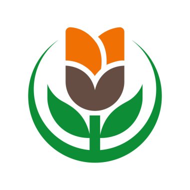  Harf m limon ve sebze konsepti logosu ve yeşil yapraklı güzellik meditasyon logosu vektörü