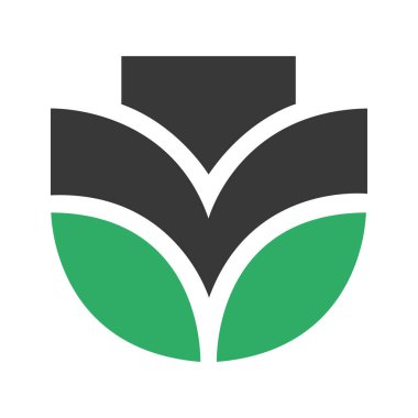 Modern ve yaratıcı Doğa simgesi logo vektörü