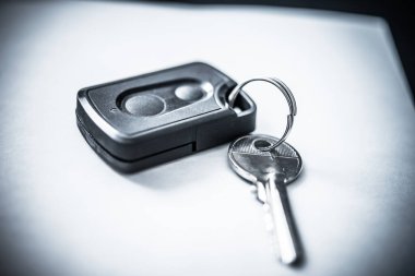 Konut kapılarının uzaktan kumandası ev anahtarı ile eşleştirilir, konut ortamlarında kolaylık, güvenlik ve modern teknolojiyi temsil eder..