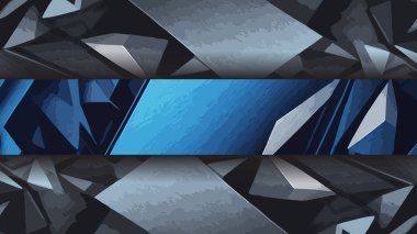 Mavi ve siyahın zarif tonlarını birleştirirsek, bu şablon gelişmişlik ve yaratıcılık hissi yayar, onu sanatçılar, tasarımcılar veya herhangi bir içerik yaratıcısı için mükemmel kılar..