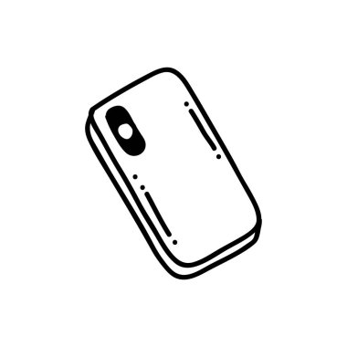 El Yazması Mobil Simge - Temiz, Minimalist Tasarım İçin Siyah & Beyaz Tasarım