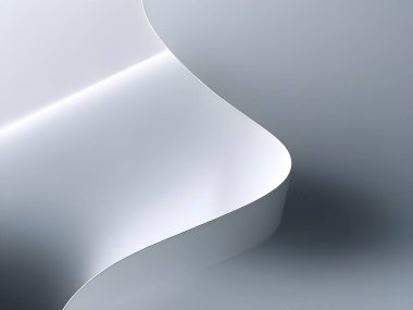 Yumuşak beyazdan griye, pürüzsüz geçişlerle donatılmış, temiz, minimalist ve modern tasarım projeleri için mükemmel bir arka plan..