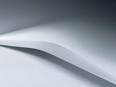 Yumuşak beyazdan griye, pürüzsüz geçişlerle donatılmış, temiz, minimalist ve modern tasarım projeleri için mükemmel bir arka plan..