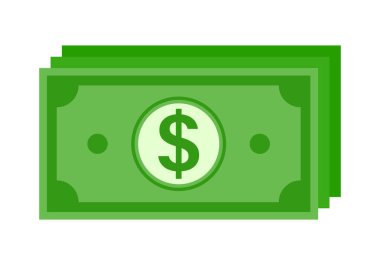 İş ödemeleri için Dolar Kağıt Para Grafiksel ResmiComment ui ux web tasarım arayüzü işareti ve simgesi