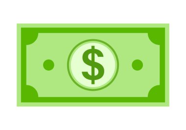 İş ödemeleri için Dolar Kağıt Para Grafiksel ResmiComment ui ux web tasarım arayüzü işareti ve simgesi