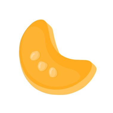 Kurban Bayramı için Kue Kacang Geleneksel Fıstık Kurabiyesi Flat Doodle Simgesi Logosu. Çizgi film vektör çizimi beyaz arkaplanda izole edildi