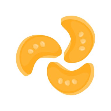 Kurban Bayramı için Kue Kacang Geleneksel Fıstık Kurabiyeleri Flat Doodle Simgesi Logosu. Çizgi film vektör çizimi beyaz arkaplanda izole edildi