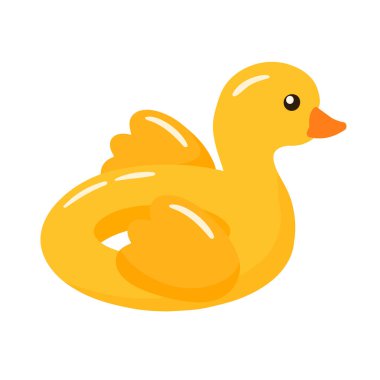 Yaz tatili için şişirilebilir plaj topu çizimi şeffaf arkaplanda izole edildi