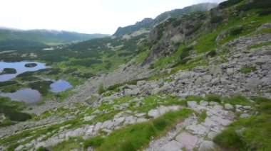 Siyah iz aşağı. Polonya, Zakopane. Kasperowy Verkh. Yüksek kaliteli FullHD görüntüler