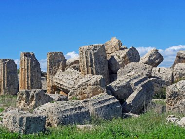 G tapınağı ve E tapınağı kalıntıları, Selinunte, Sicilya, İtalya
