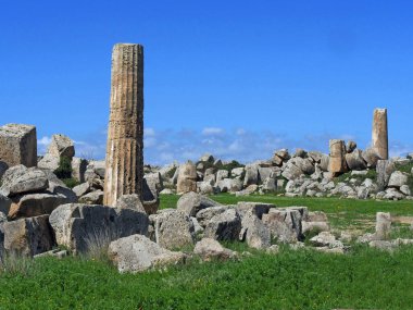 G tapınağı ve E tapınağı kalıntıları, Selinunte, Sicilya, İtalya