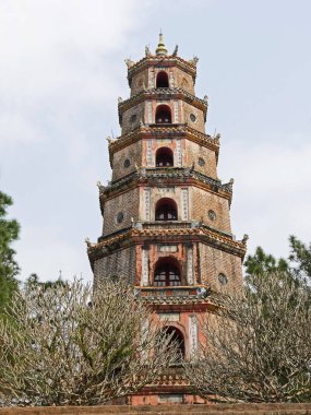 Vietnam, Thua Thien Hue Eyaleti, Hue Şehri, Unesco, Yasak Şehir veya İmparatorluk Şehri 'nin Mor Şehri Thien Mu Pagoda tarafından Dünya Mirası sahasında listelenmiştir.