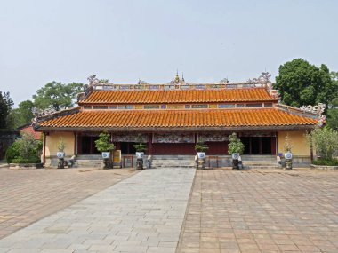 Vietnam, Thua Thien Hue Eyaleti, Hue Şehri, Unesco, Yasak Şehir ya da İmparatorluğun Kalbindeki Mor Şehir, Minh Mang İmparatorunun Anıt Mezarı tarafından Dünya Mirası sahasında listelenmiştir.