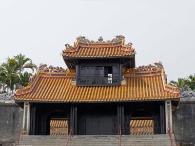 Vietnam, Thua Thien Hue Eyaleti, Hue Şehri, Unesco, Yasak Şehir veya İmparatorluk Şehri 'nin kalbindeki Mor Şehir tarafından Dünya Mirası sahasında listelenmiştir.