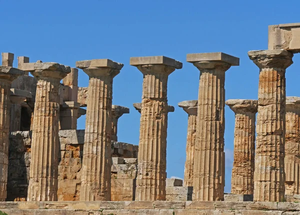 Templo Hera Selinunte Sicilia Italia — Foto de Stock