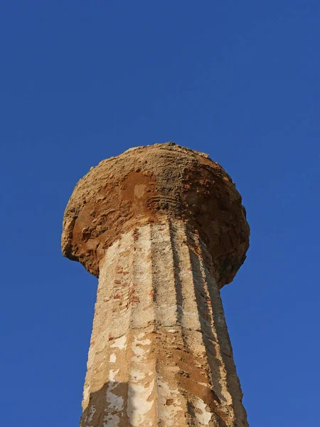 Templo Hércules Tempio Ercole Agrigento Valle Del Templo Sicilia Italia —  Fotos de Stock